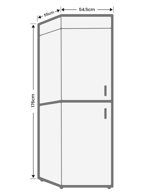 Candy CCT3L517EWBK-1 54.5cm Wide, Low Frost Fridge Freezer with non-plumbed Water Dispenser - Black - Image 7